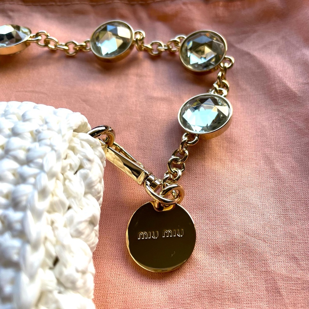 Miu Miu Fabric Shoulder Bag